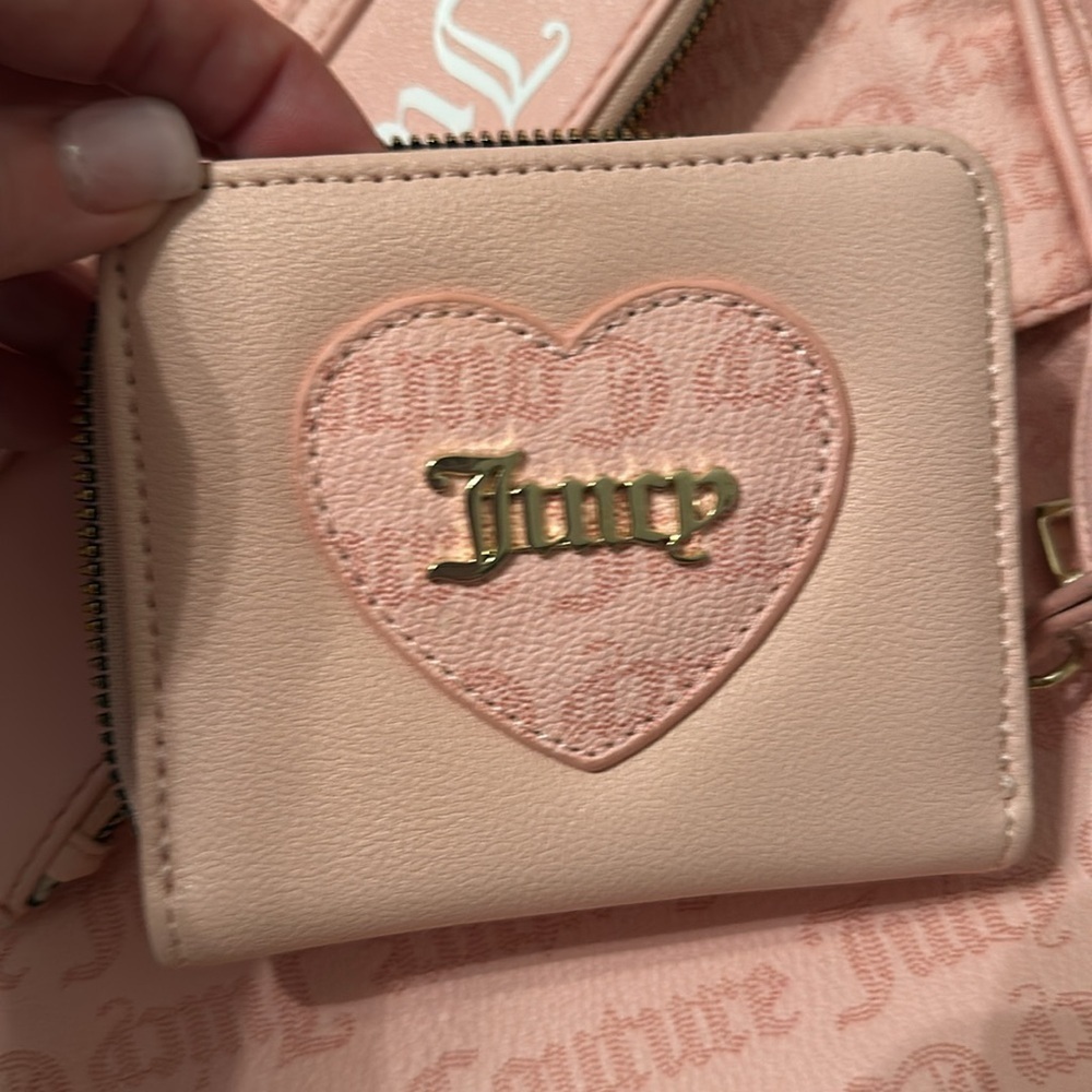 Juicy Couture NWOT Backpack Wristlet and Wallet - Picture 10 of 13